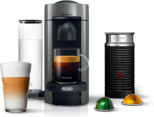 Nespresso Vertuo Plus Deluxe Coffee and Espresso Maker by De'Longhi