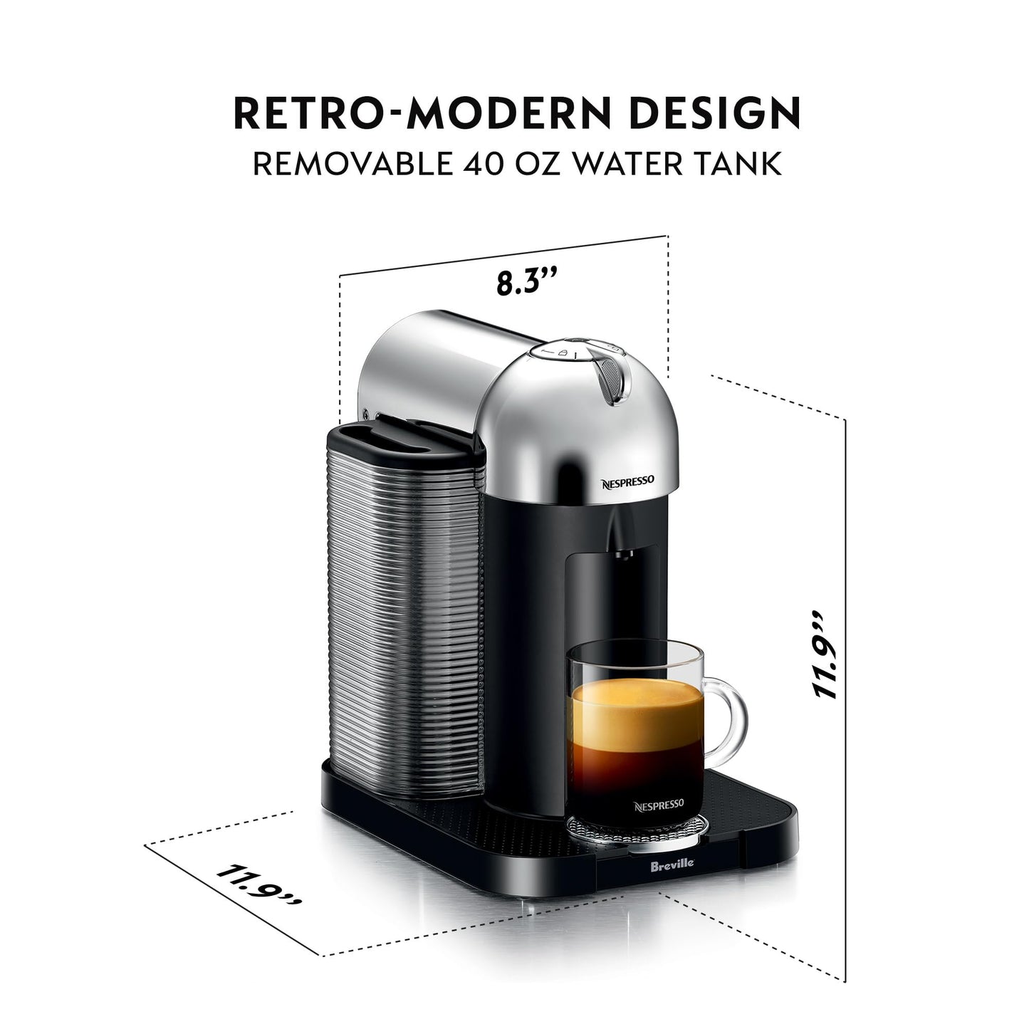 Nespresso Vertuo Coffee and Espresso Maker by Breville