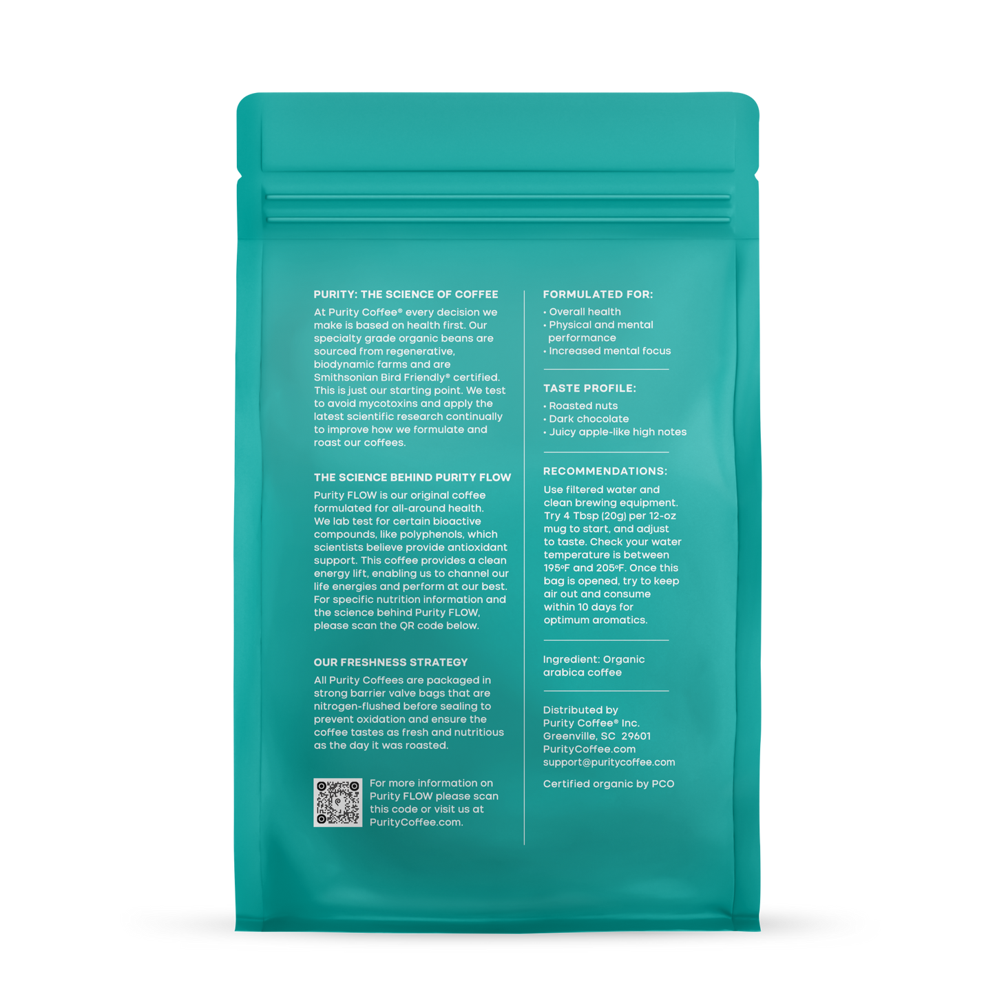 Purity Coffee Flow Original Medium Roast Ground Coffee