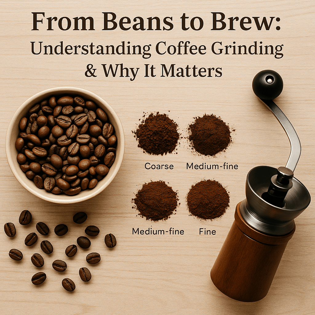 From Beans to Brew: Understanding Coffee Grinding & Why It Matters – My ...