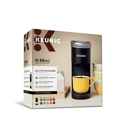 Keurig K-Mini Single Serve K-Cup Pod Coffee Maker, 6 to 12oz Brew size