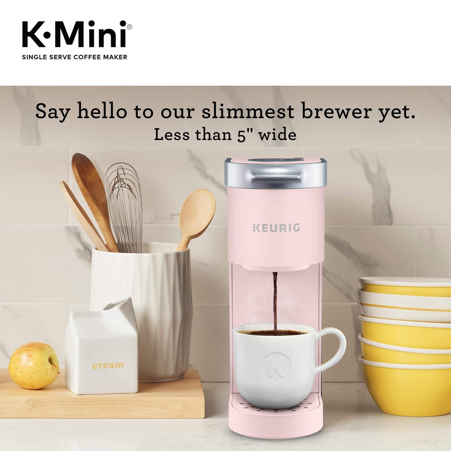 Keurig K-Mini Single Serve K-Cup Pod Coffee Maker, 6 to 12oz Brew size