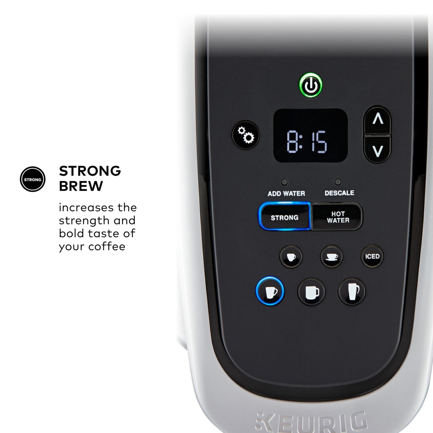 Keurig K-Elite Single Serve K-Cup Pod Coffee Maker, Programmable, Iced Coffee Capability, 8 to 12oz Brew Size