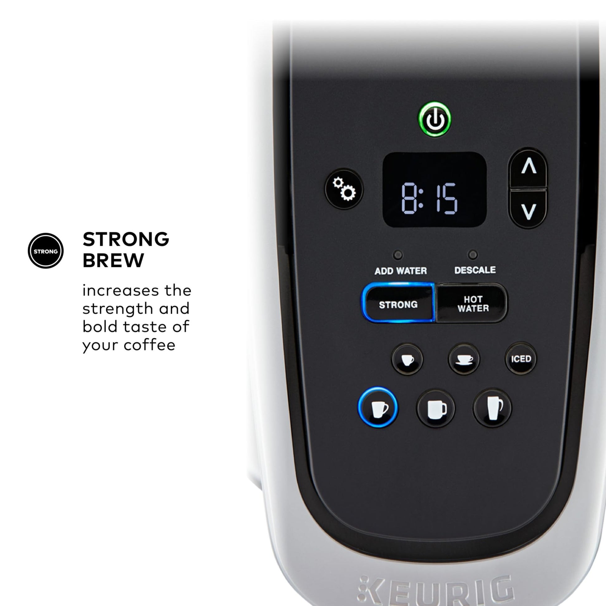 Keurig K-Elite Single Serve K-Cup Pod Coffee Maker, Programmable, Iced Coffee Capability, 8 to 12oz Brew Size