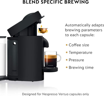 Nespresso Vertuo Plus Deluxe Coffee and Espresso Maker by De'Longhi