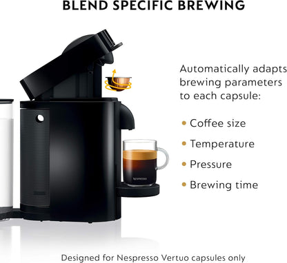 Nespresso Vertuo Plus Deluxe Coffee and Espresso Maker by De'Longhi