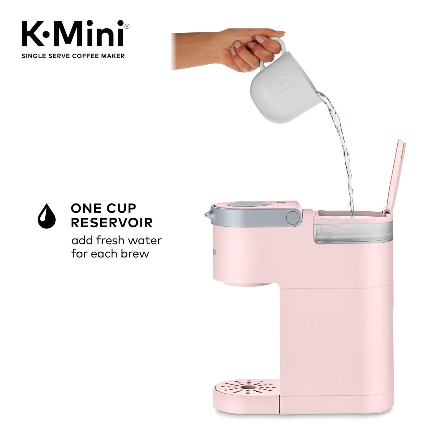 Keurig K-Mini Single Serve K-Cup Pod Coffee Maker, 6 to 12oz Brew size