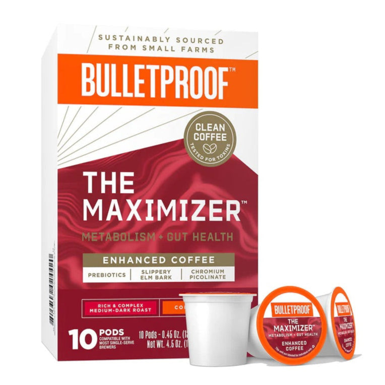 Bulletproof The Maximizer Coffee Pods, Metabolism + Gut, 10 ct.