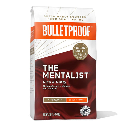 Bulletproof The Mentalist Ground Coffee, Rich and Nutty, 12 oz.