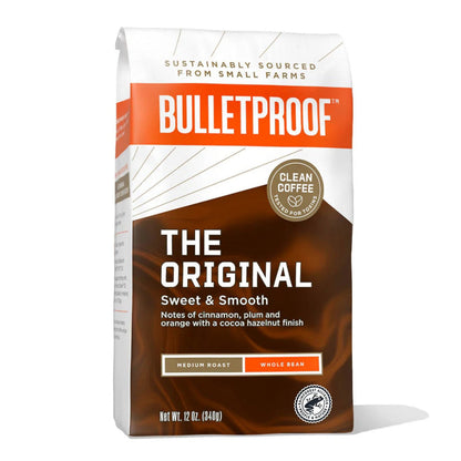 Bulletproof The Original Whole Bean Coffee, Sweet and Smooth, 12 oz.