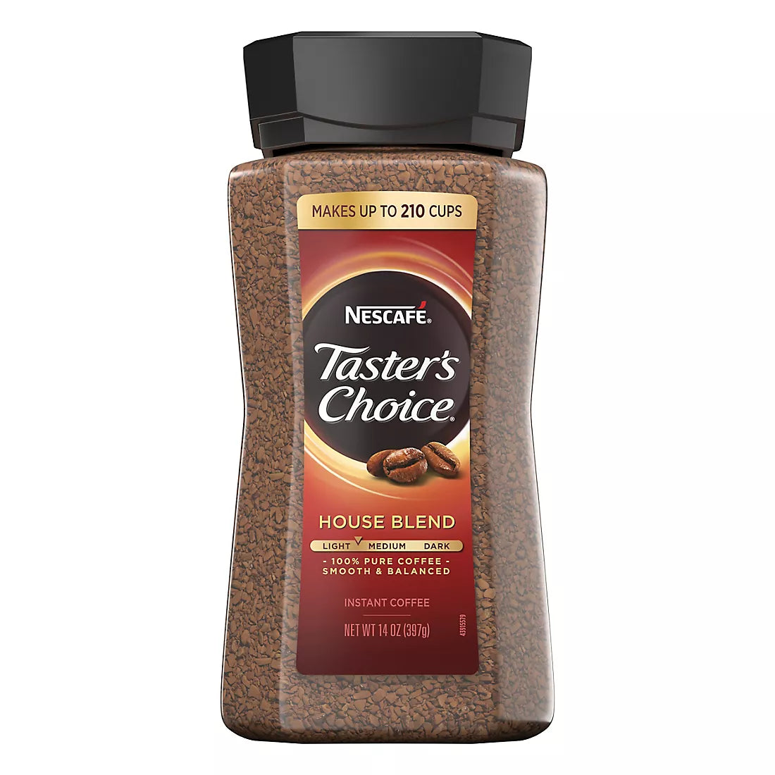 Nescafe Taster's Choice House Blend Instant Coffee, 14 oz.