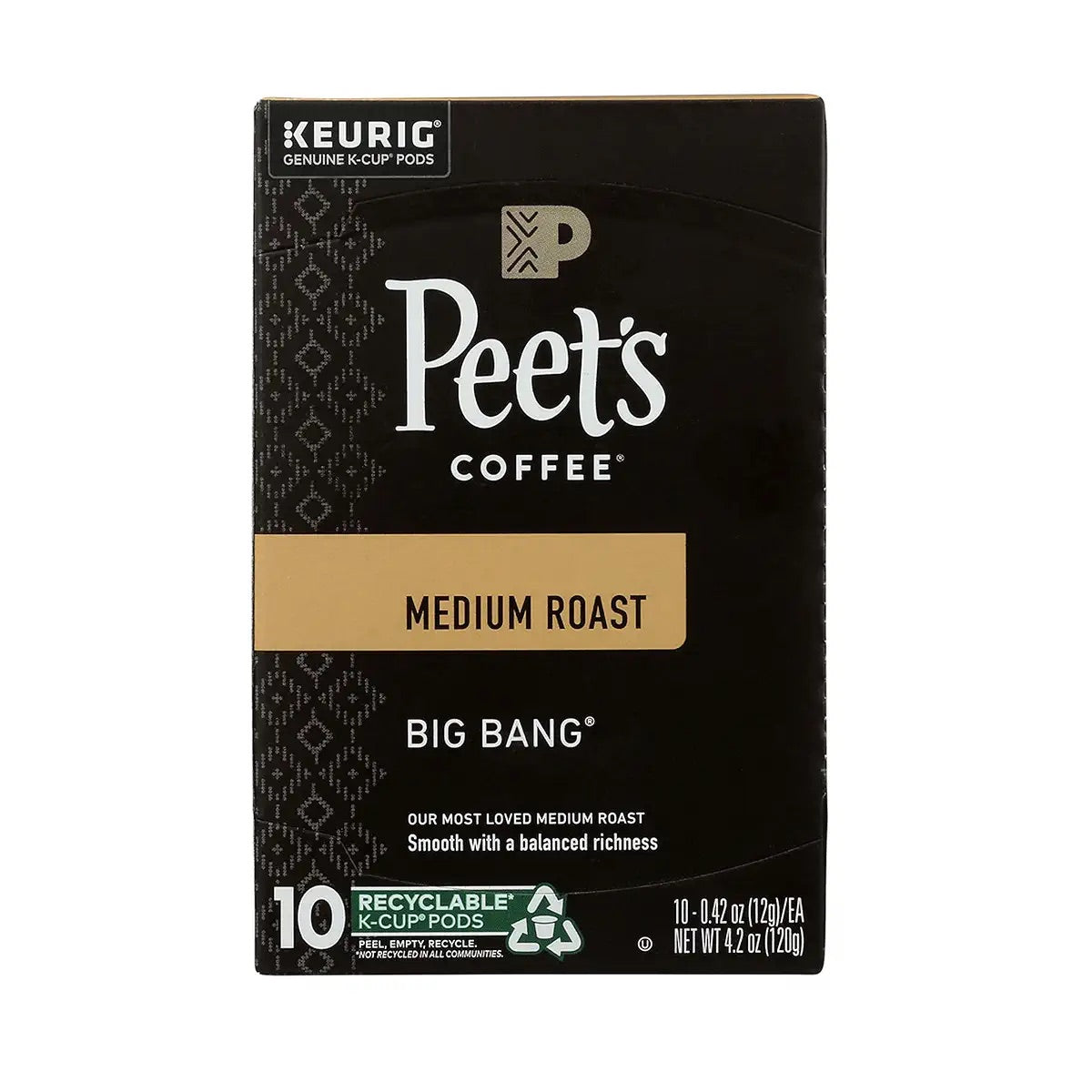 Peet's Coffee Big Bang Medium Roast K-Cup Pods, 10 ct.