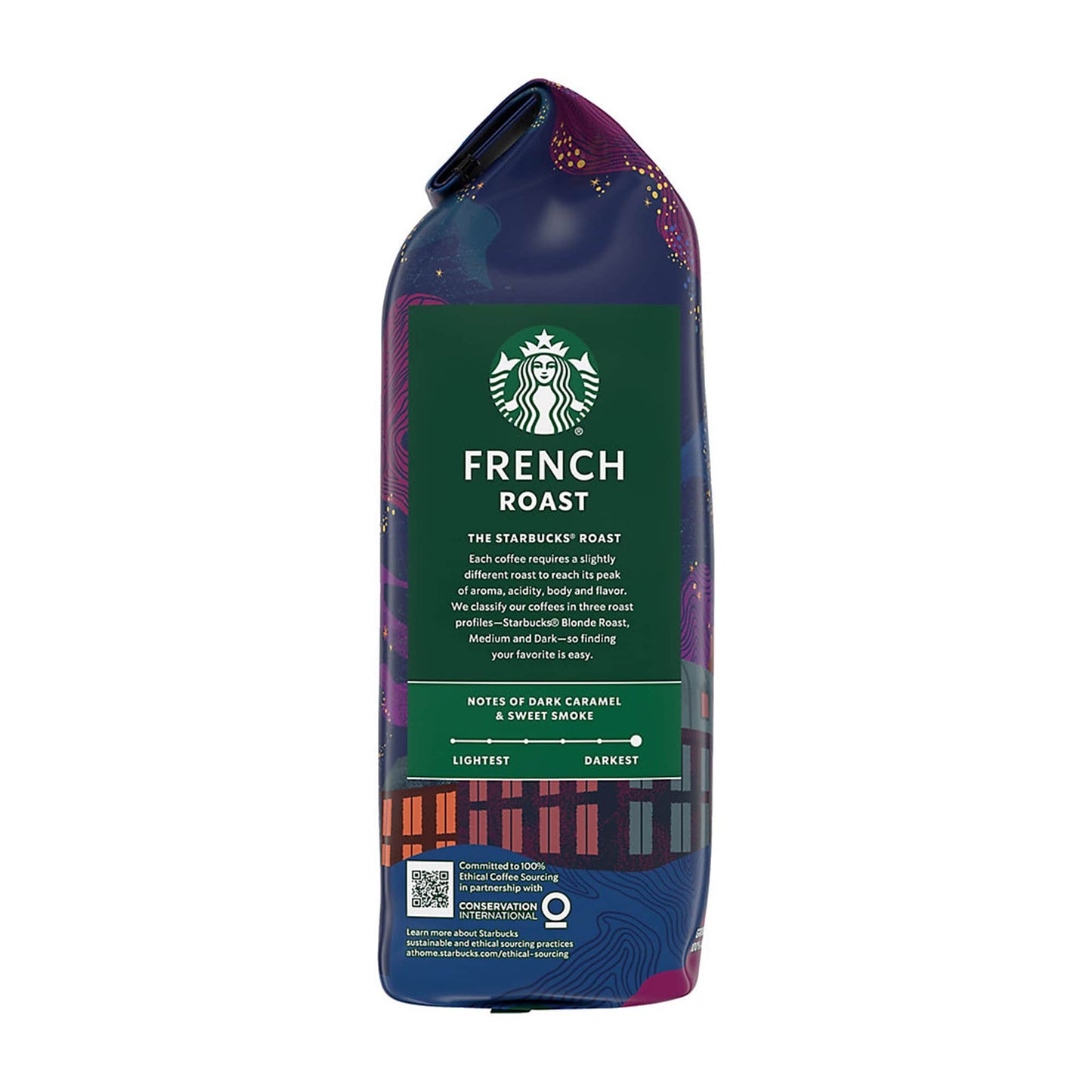 Starbucks French Roast Dark Roast Whole Bean Coffee, 40 oz.