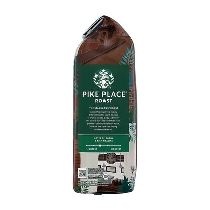 Starbucks Pike Place Roast Medium Roast Ground Coffee, 40 oz - Side