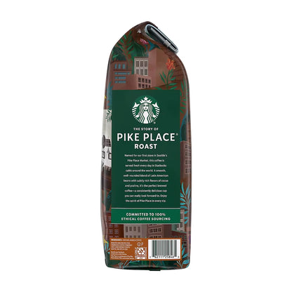 Starbucks Pike Place Roast Medium Roast Ground Coffee, 40 oz - Side 2