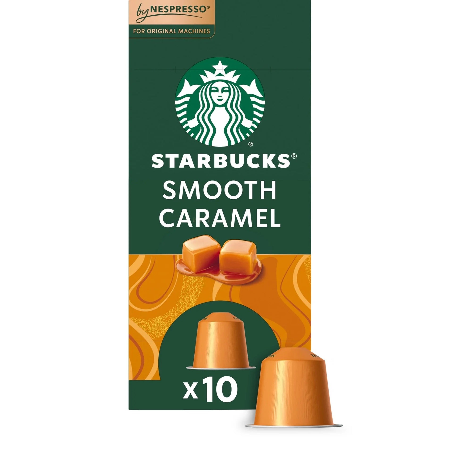 Starbucks by Nespresso Smooth Caramel Coffee Pods for Original Machines, 10 ct.