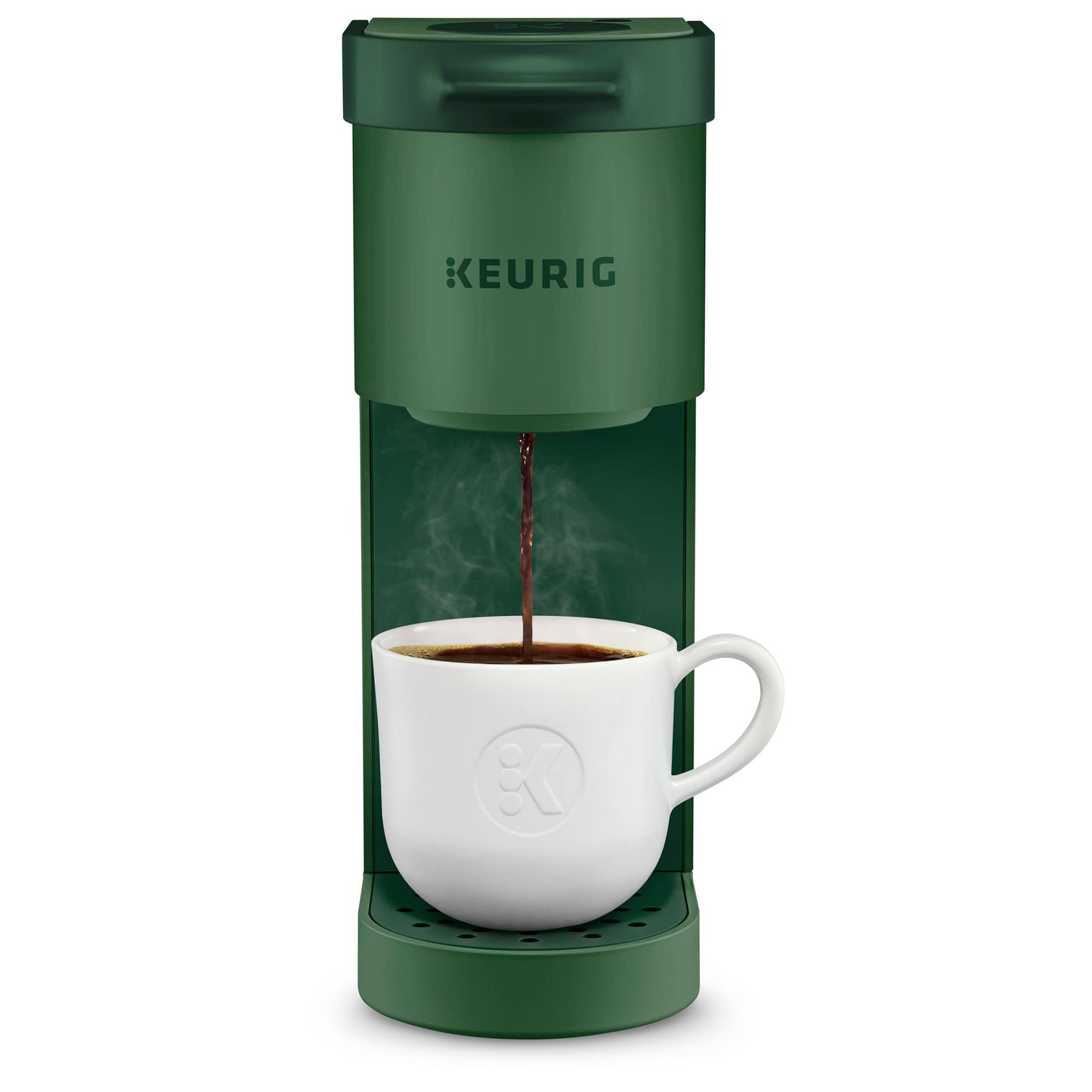 Keurig K-Mini Single Serve K-Cup Pod Coffee Maker, 6 to 12oz Brew size, Evergreen